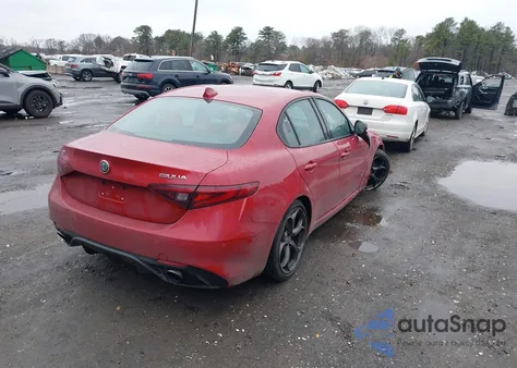 2018 Alfa Romeo Giulia Ti Sport Rwd from USA, damaged, VIN ZARFAECN4J7569606